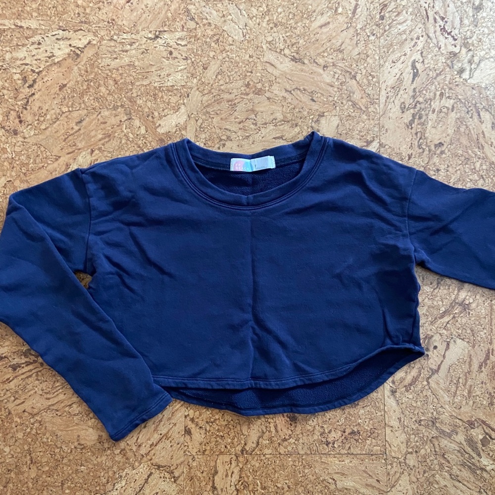 ree People Beach cropped sweatshirt